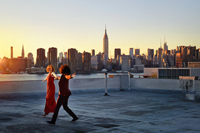 Dancing on the rooftop